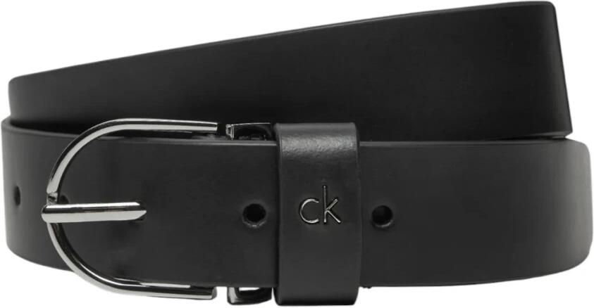 Calvin Klein Leren riem CK METAL LOOP RND BUCKLE 3.0 Logoschrift eenvoudige doornsluiting - Foto 3