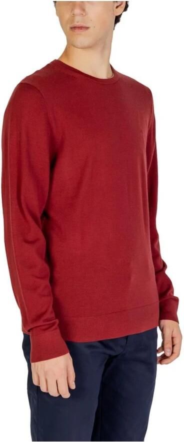 Calvin Klein Jeans Gebreid wollen T-shirt Herfst Winter Collectie Red Heren - Foto 2