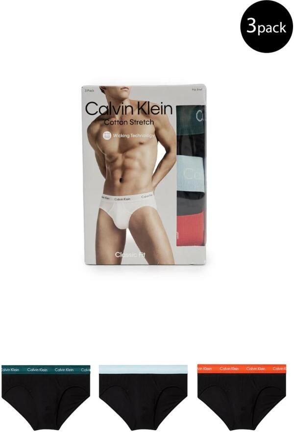 Calvin Klein Zwarte Katoenen Ondergoed Heren Slip Collectie Multicolor Heren - Foto 2