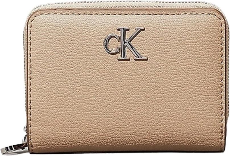Calvin Klein Jeans Portemonnee MINIMAL MONOGRAM MED ZIP AROUND K60K612740 - Foto 7