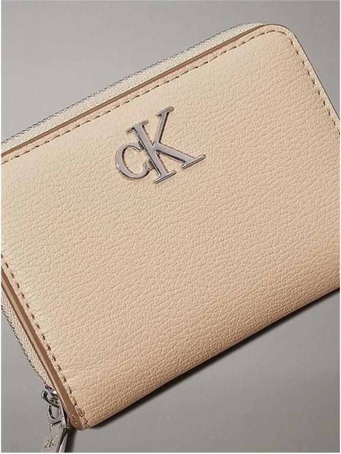 Calvin Klein Jeans Portemonnee MINIMAL MONOGRAM MED ZIP AROUND K60K612740 - Foto 2