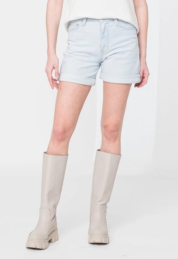 Calvin Klein Korte Denim Jeans K20K203858 1AA Blue Dames - Foto 3