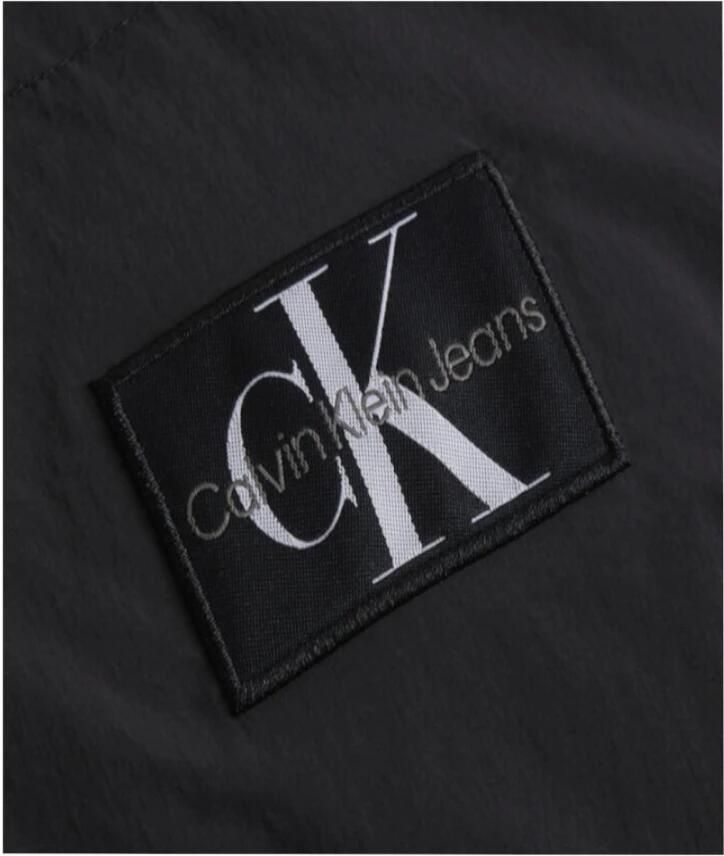 Calvin Klein Korte donsjas met verantwoorde veervulling en relaxte pasvorm Zwart Dames