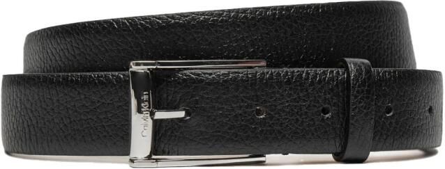 Calvin Klein Krokodillenleren Riem Zwart Black Heren