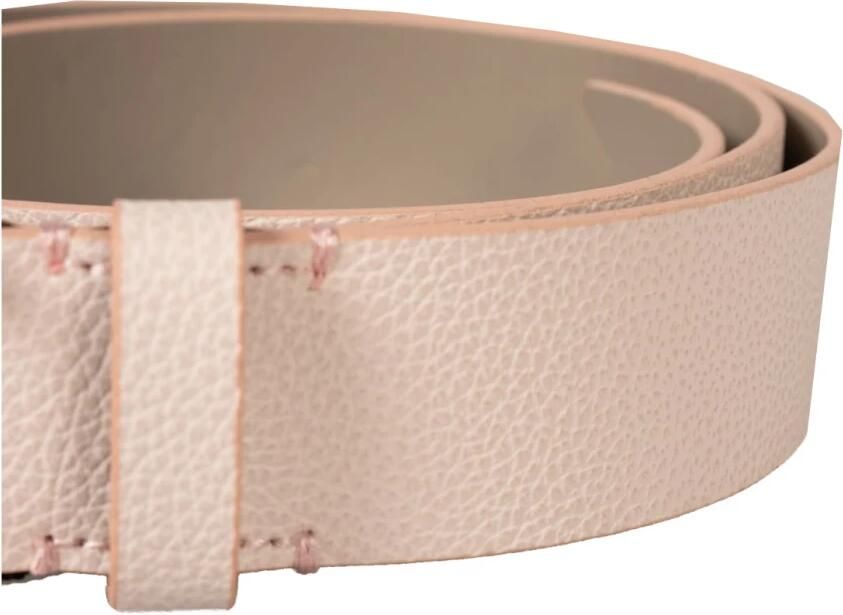 Calvin Klein Leren Riem met Mat Emaille Gesp Pink Dames - Foto 3