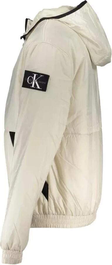 Calvin Klein Beige Polyester Jas met Afneembare Capuchon Beige - Foto 8