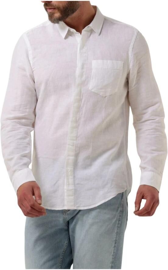 CK Calvin Klein Vrijetijdsoverhemd met blinde knoopsluiting model 'LINNEN' - Foto 5