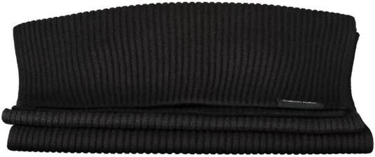 Calvin Klein Sjaal CLASSIC COTTON RIB KNIT SCARF met merklabel - Foto 3
