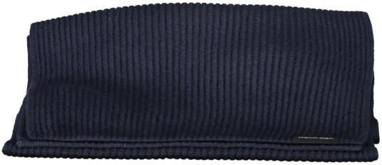 Calvin Klein Blauwe Katoen-Kasjmier Sjaal Blue Heren - Foto 3