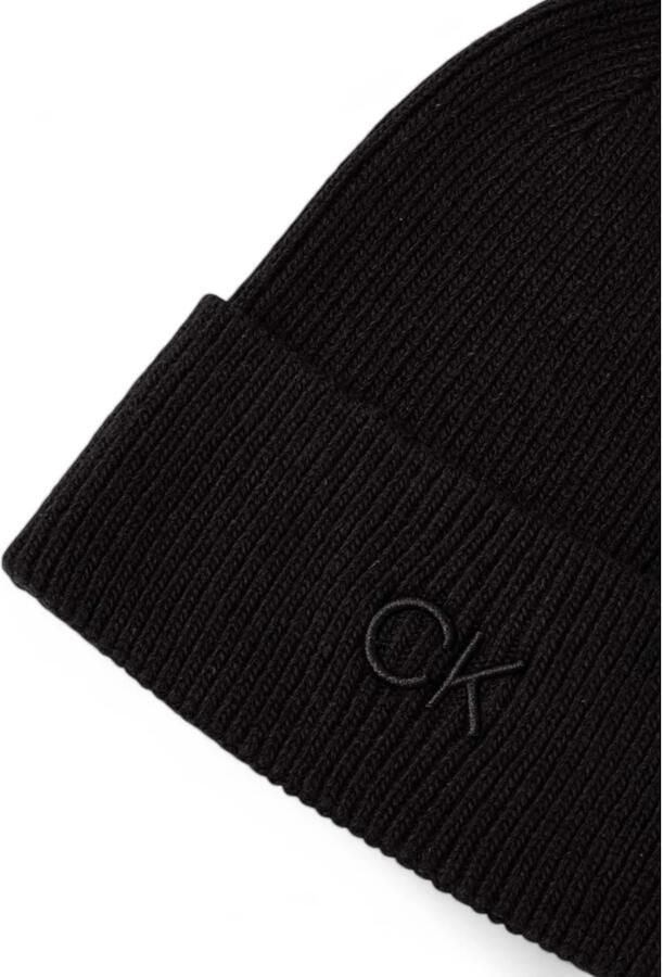 Calvin Klein Jeans Muts CK EMBROIDERY FINE RIB BEANIE K60K612590