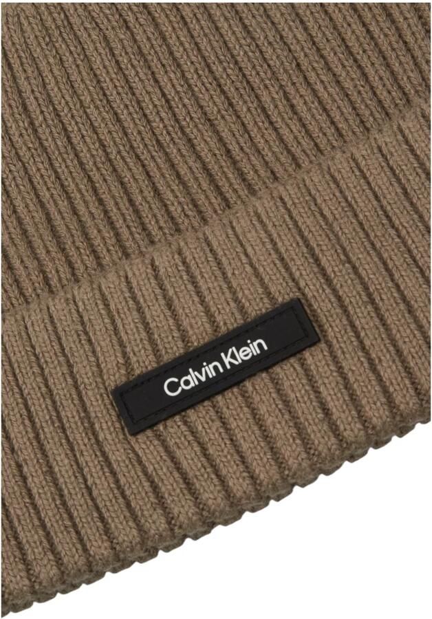 Calvin Klein Jeans Muts CLASSIC COTTON RIB BEANIE K50K512362