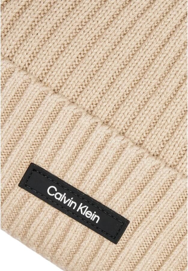 Calvin Klein Jeans Muts CLASSIC COTTON RIB BEANIE K50K512362