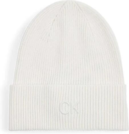 Calvin Klein Jeans Muts CK EMBROIDERY FINE RIB BEANIE K60K612590