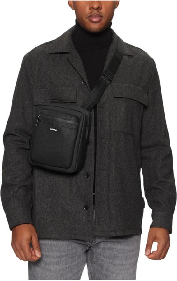 Calvin Klein Jeans Schoudertas CK ESSENTIAL CONV REPORTER S RUB K50K512808 - Foto 4