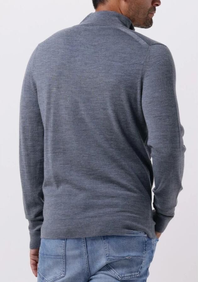 Calvin Klein gemêleerde wollen schipperstrui mid grey heather - Foto 4