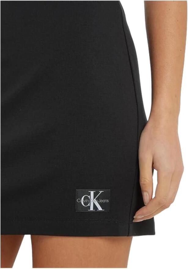 Calvin Klein Milano Rok Elegante Moderne Stijl Black Dames