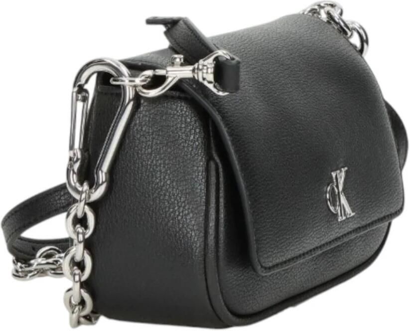Calvin Klein Minimal Monogram Tas Black Dames