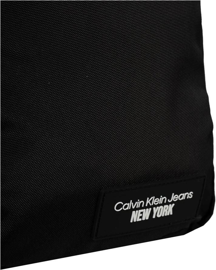 Calvin Klein Herentas met Schouderriem Lente Zomer Collectie Black Heren