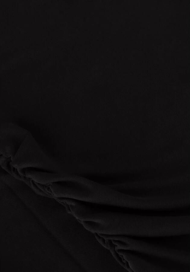 Calvin Klein Modal Detail Dress Elegant Zwart Midi Black Dames