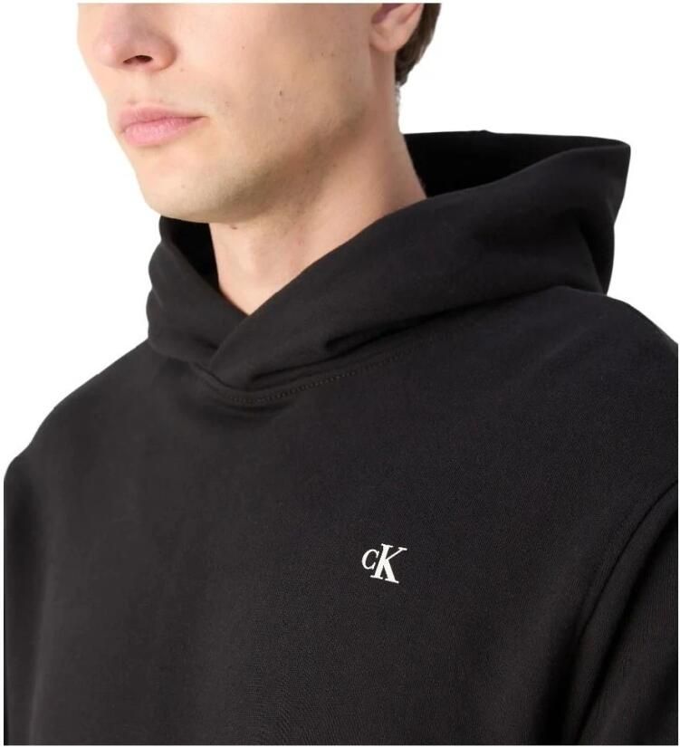 Calvin Klein Jeans Geregenereerde Katoenen Trui Black Heren