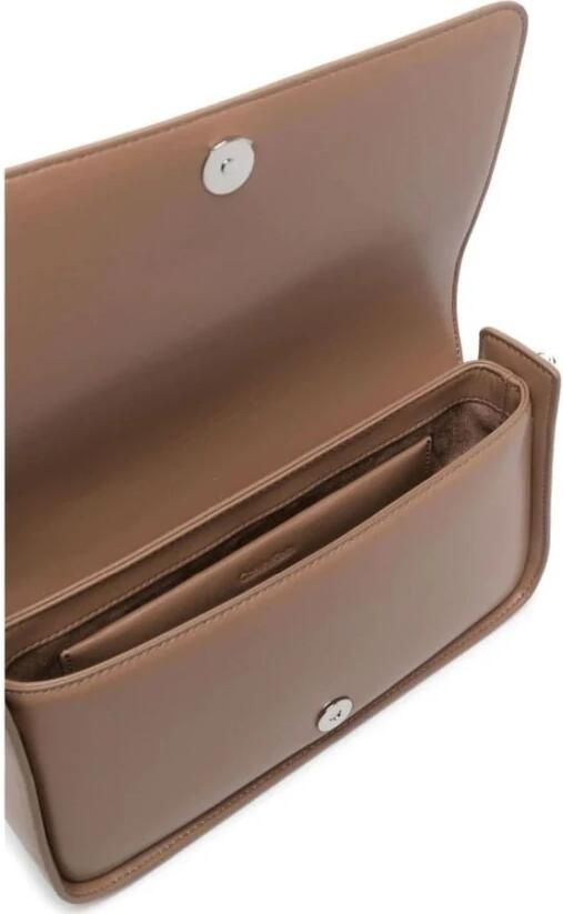 Calvin Klein Beige Ketting Schouder Cross Body Tas Beige Dames - Foto 3