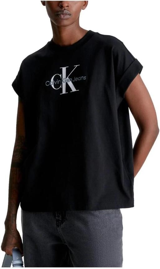 Calvin Klein Shirt met ronde hals CORE MONOGRAM REGULAR TEE met jeans monogram (1-delig) - Foto 9