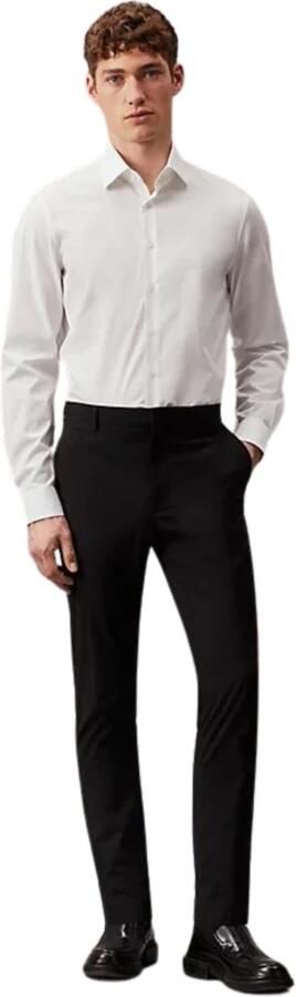 Calvin Klein Businessoverhemd POPLIN STRETCH SLIM SHIRT met kent-kraag logoprint op borsthoogte - Foto 18