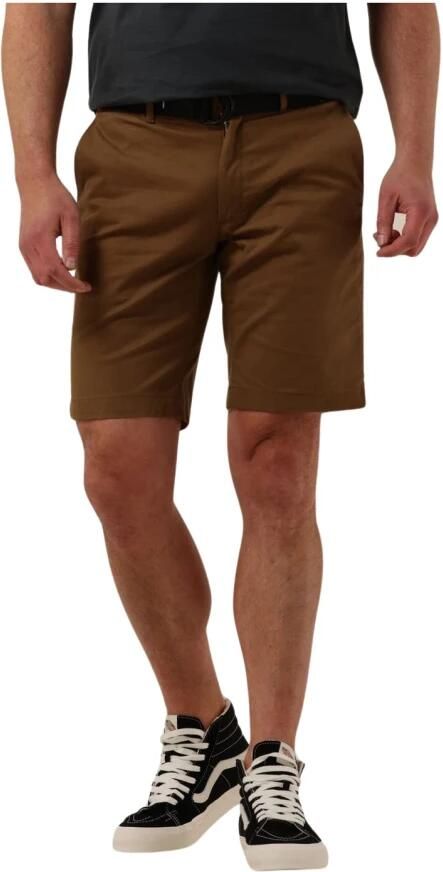 CALVIN KLEIN Heren Broeken Modern Twill Slim Short Belt Camel - Foto 3