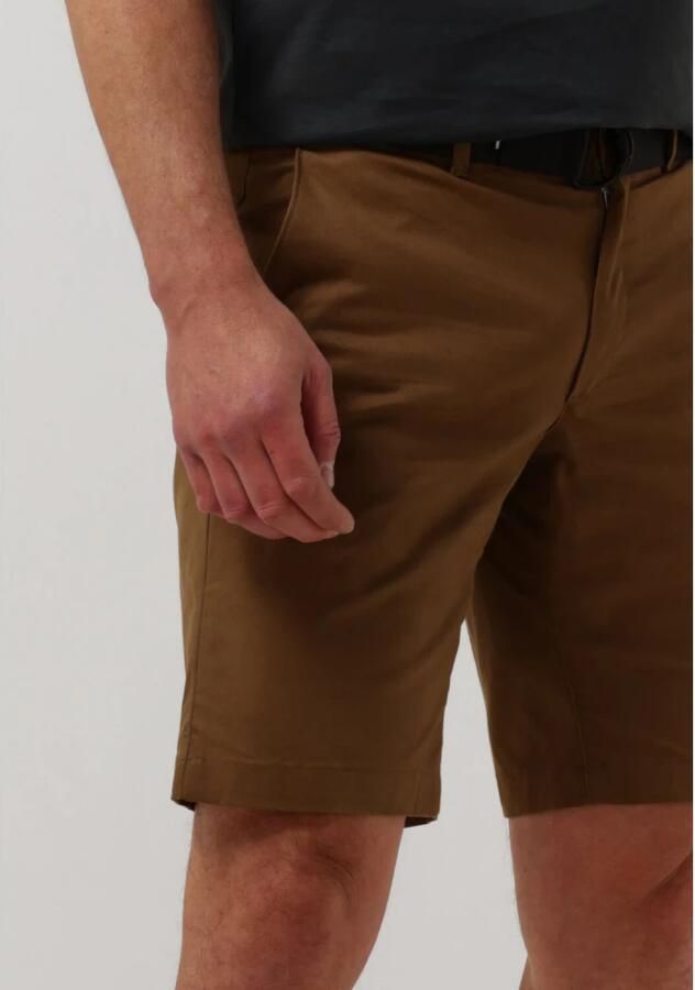 CALVIN KLEIN Heren Broeken Modern Twill Slim Short Belt Camel