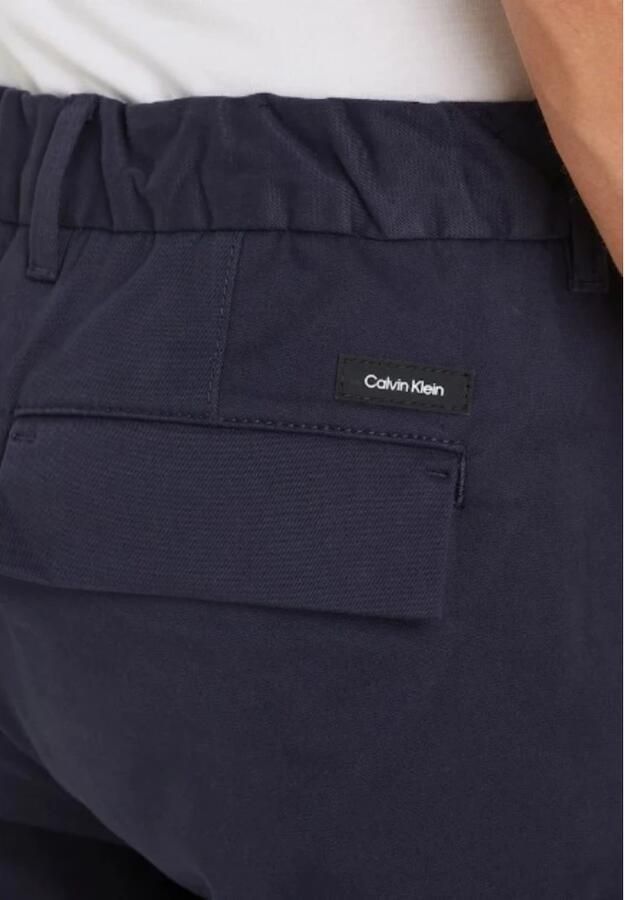 Calvin Klein Pantalon met vouw MODERN TWILL TAPERED PLEAT PANTS