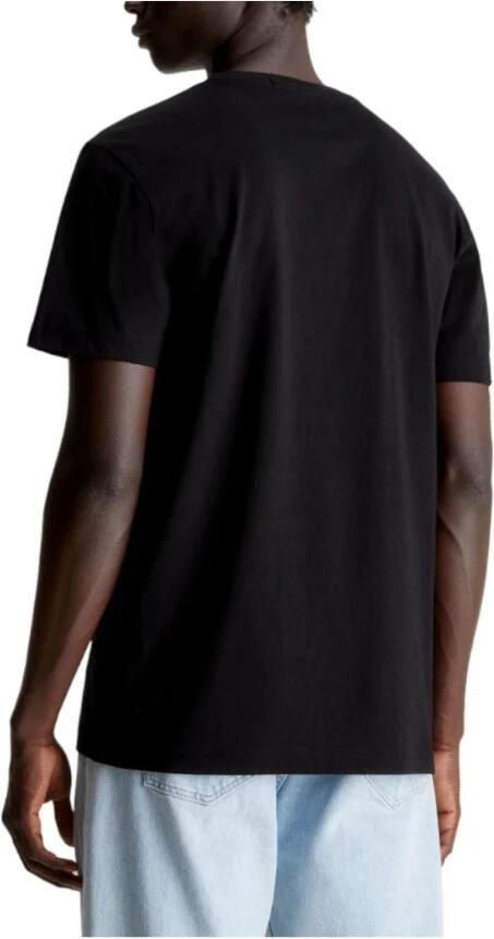 Calvin Klein Moderne Verfijnde Zwarte T-shirt Black Heren - Foto 3