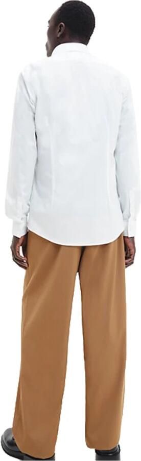 Calvin Klein Businessoverhemd POPLIN STRETCH SLIM SHIRT met kent-kraag logoprint op borsthoogte - Foto 16