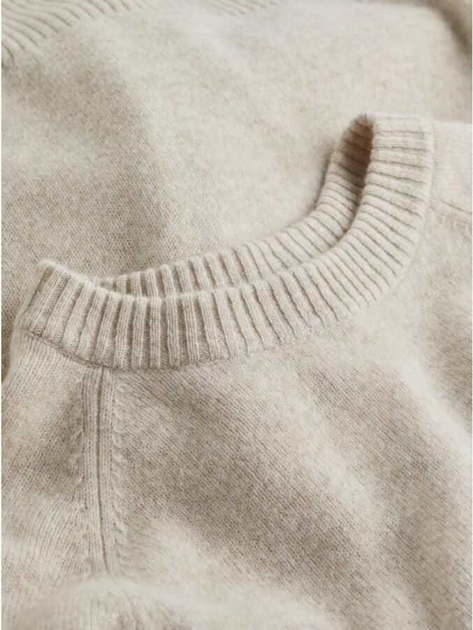 CK Calvin Klein Gebreide pullover van wol met deelnaden model 'LUXURY'