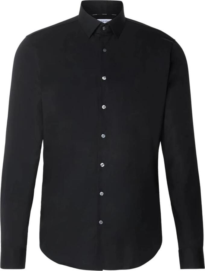 Calvin Klein Jeans Overhemd Lange Mouw Poplin Stretch Regul