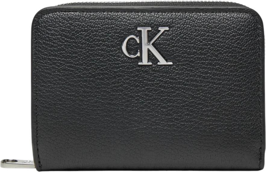 Calvin Klein Jeans Portemonnee MINIMAL MONOGRAM MED ZIP AROUND K60K612740 - Foto 2