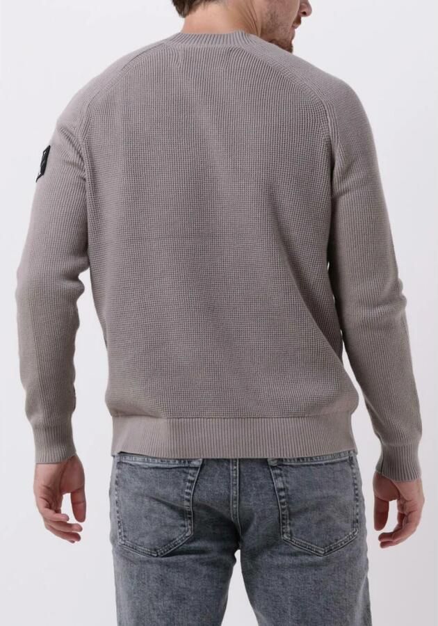 Calvin Klein Jeans Beige Katoenen Gebreide Kleding Lange Mouwen Ronde Hals Beige Heren - Foto 3