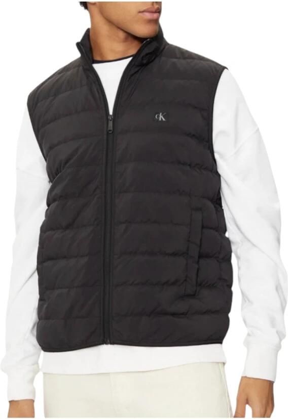 Calvin Klein Jeans Stijlvolle Mouwloze Jas voor Mannen Black Heren - Foto 3