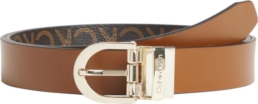 Calvin Klein Ck must rev bridge belt 25mm Bruin Dames
