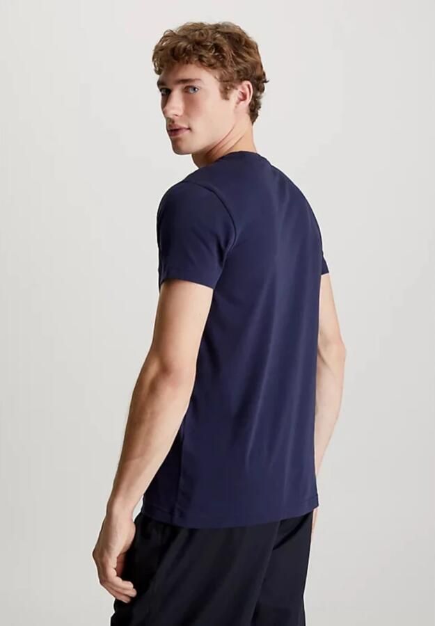 Calvin Klein Night Sky T-shirt Slim Fit Korte Mouw Blue Heren - Foto 3