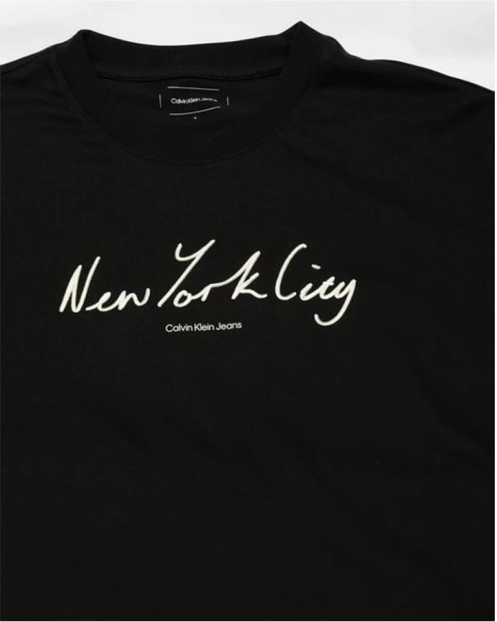 Calvin Klein Jeans T-shirt Korte Mouw EMBROIDERED NYC RELA J20J224909