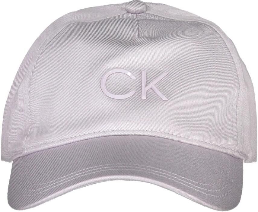 Calvin Klein Lila Katoenen Zonnehoed met Logo Purple Dames - Foto 3