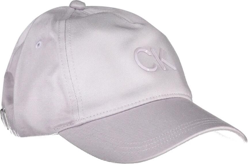 Calvin Klein Lila Katoenen Zonnehoed met Logo Purple Dames - Foto 2