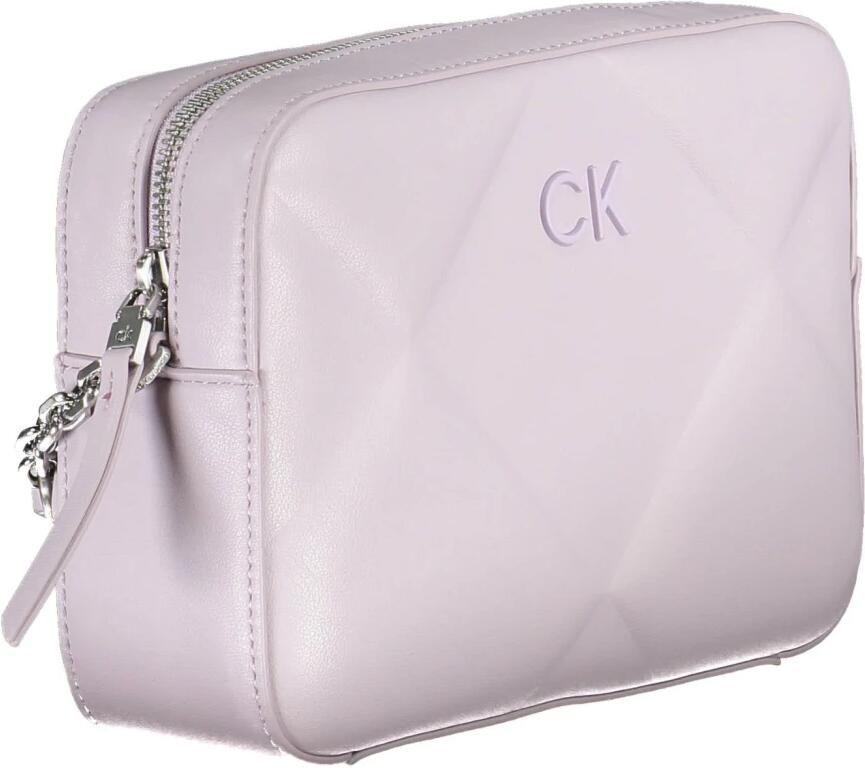 Calvin Klein Paarse Schoudertas met Verstelbare Band Purple Dames