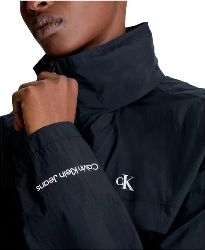 Calvin Klein Windbreaker met staande kraag en capuchon