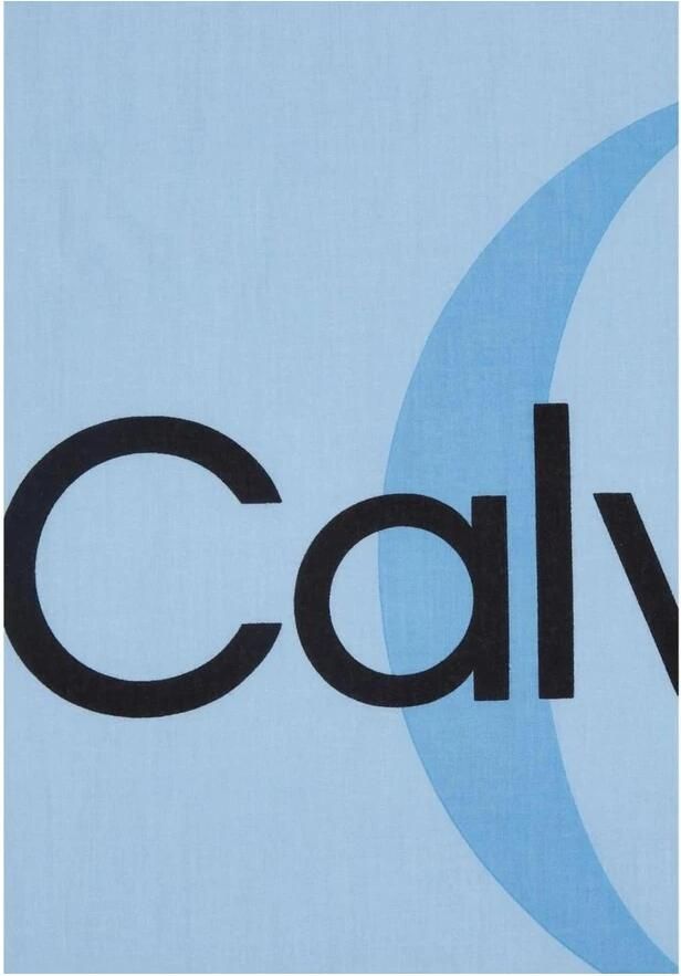 Calvin Klein Pashmina Sjaal Katoen Dames Collectie Blue Dames