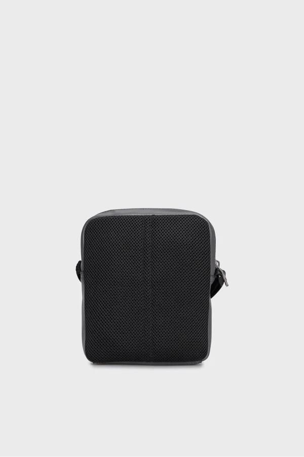 Calvin Klein PU Leren Schoudertas Reporter18 Gray Heren