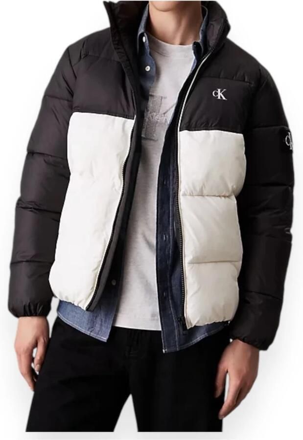 Calvin Klein Jeans Color-Block Pufferjas met hoge kraag Multicolor Heren - Foto 4
