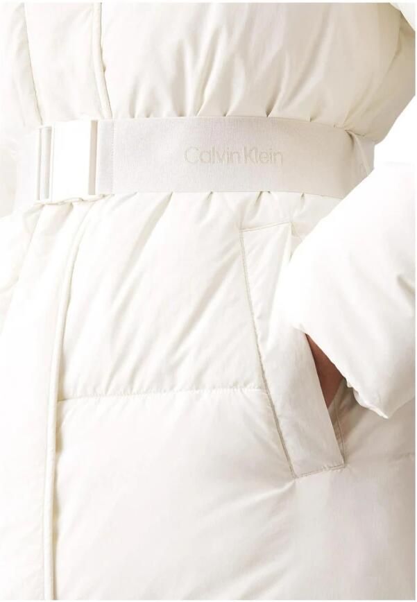 Calvin Klein Jeans Korte Pufferjas Vrouwen Herfst Winter White Dames - Foto 2