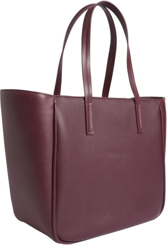 Calvin Klein Bordeaux Polyethyleen Handtas Herfst Winter Collectie Brown Dames - Foto 4