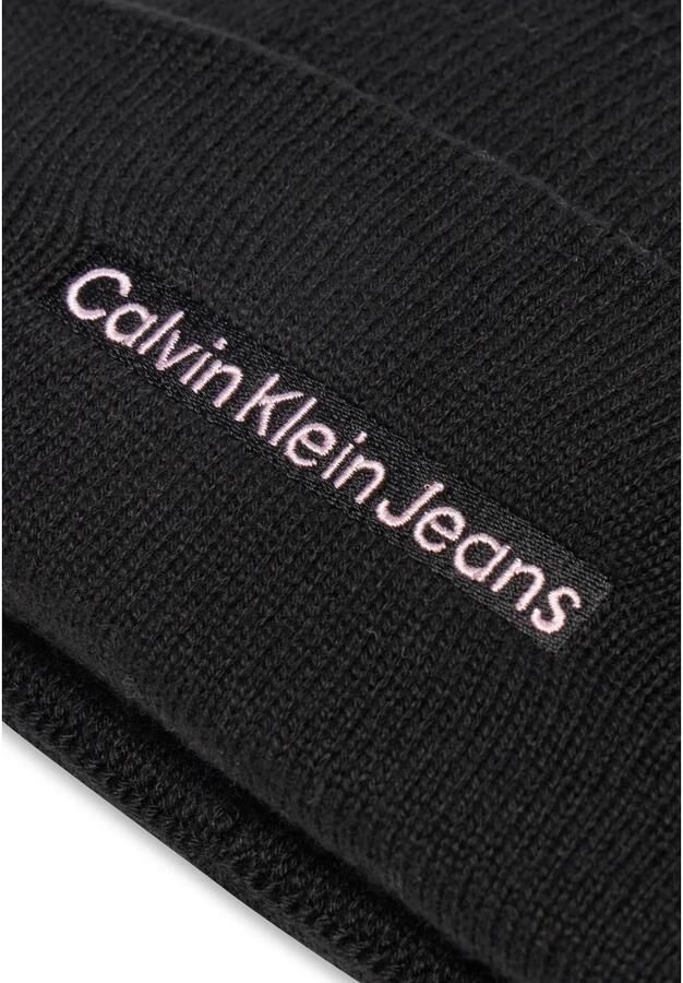 Calvin Klein Roze Acryl-Katoen Blend Damespet Black Dames